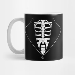 Skeleton Tuxedo Halloween Costume Mug